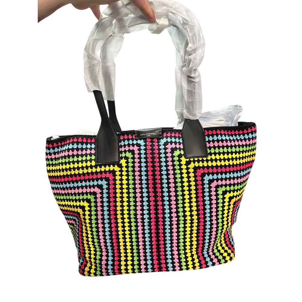 Karl Lagerfeld Paris Henriette crochet Tote - Picture 2 of 8